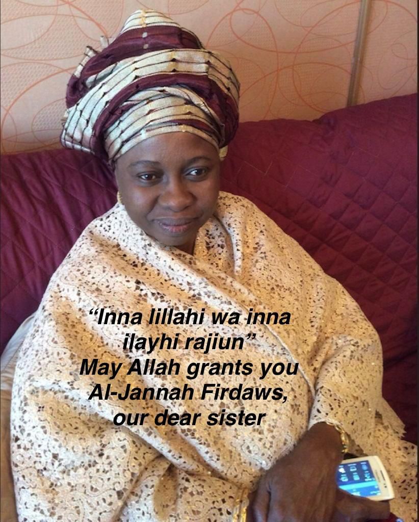 Photo of Late Salimah Muse-Ariyoh